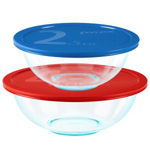 Pyrex® Smart Essentials® 4-piece Glass Mixing Bowl Set