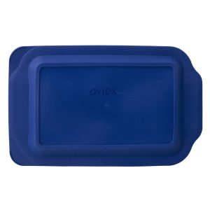 Pyrex® Blue Plastic Lid for Watercolor Collection 3-quart Rectangular Baking Dish